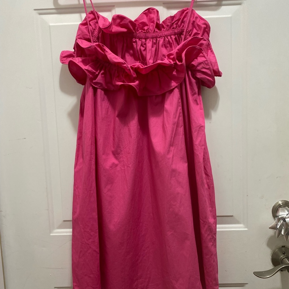 Pink Ruffled Dress size S